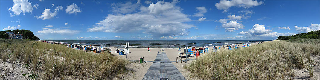 Blick auf die Ostsee bei Kölpinsee